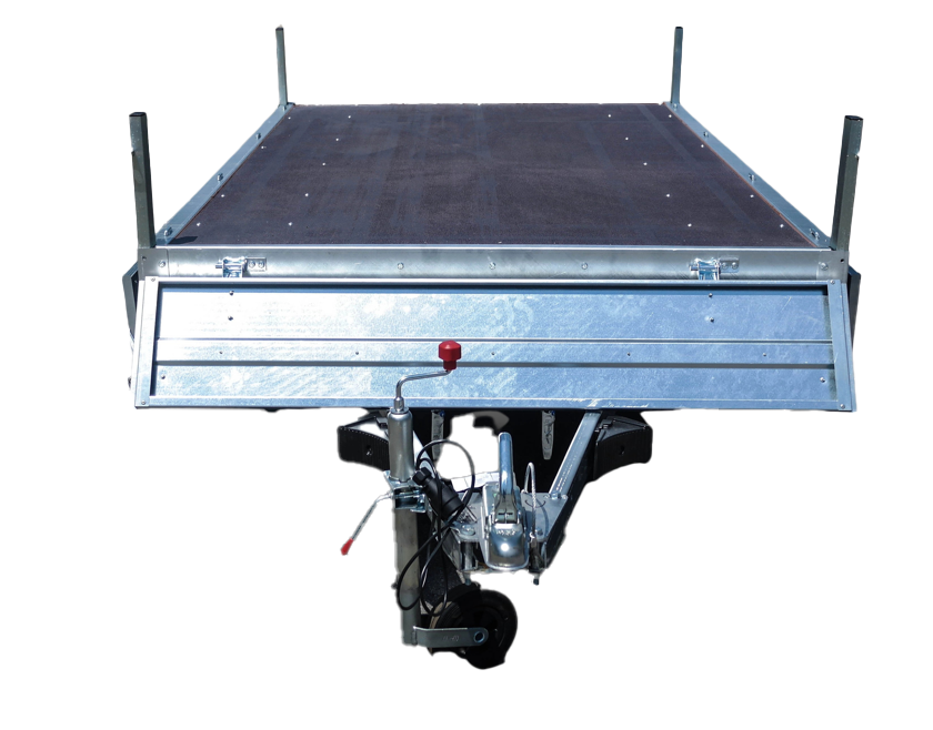 Remorca Auto Cargo REPO QSD 2616 2600 x 1600 x 300 mm dublu-ax 750 kg.