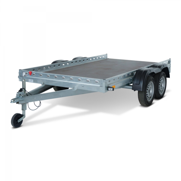 Remorca Auto REPO QED 3016 3000 x 1600mm dublu-ax 750 kg.