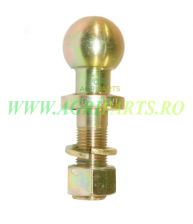 Bolt de cuplare cu bila 25.4 mm, filet 1 inch UNF , sarcina max 2000 kg