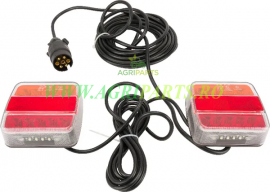 Set lampi magnetice LED 12/24V cablu 7,5m