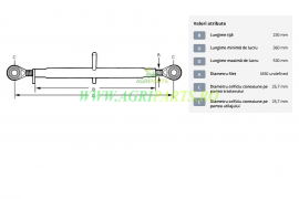 Tirant central standard 230-M30 categoria 2/2