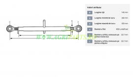 Tirant central standard 140-M30 categoria 2/2