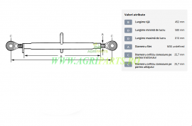 Tirant central standard 450-M30 categoria 2/2