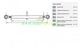 Tirant central standard 300-M30 categoria 2/2