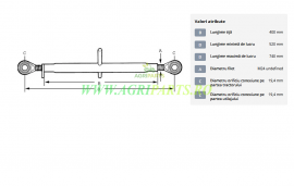 Tirant central standard 400-M24 categoria 1/1