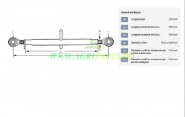 Tirant central standard 300, M22 categoria 1/1