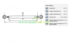 Tirant central standard 600-M30 categoria 2/2