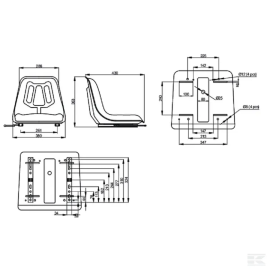 Scaun PVC galben, fara suspensie