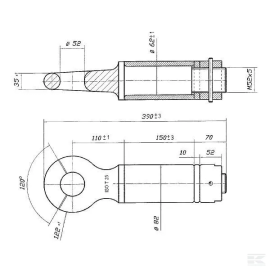 Ochet remorcare rotativ 25t