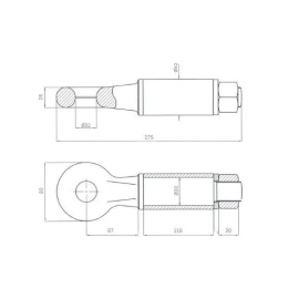 Ochet remorcare rotativ 2t