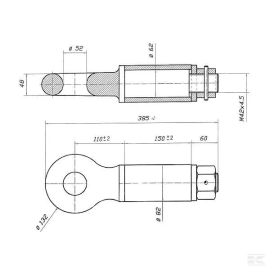 Ochet remorcare rotativ 15t