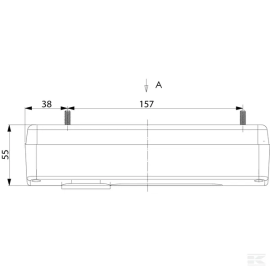 Lampa spate dreapta, bec halogen, 12/24V