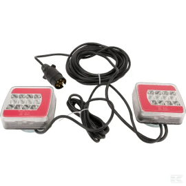 Set lampi spate LED, 12V ,magnetic, cablu 7,5 m