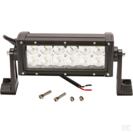 Bara lumini de lucru LED 36W 3060lm dreptunghiulara 12/24V alba 198,6x79,5mm cablu flood 12 LED-uri