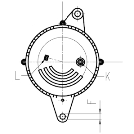 Alternator 12V 46 amp potrivit pentru Ford