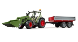 Tractor Fendt 211 Vario cu remorca basculabila