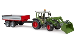 Tractor Fendt 211 Vario cu remorca basculabila