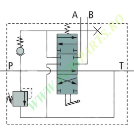 Distribuitor hidraulic cu o maneta P40