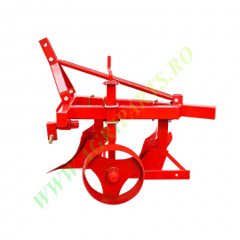 Plug agricol 2 trupite pentru tractor 15-25 CP, latime 400 mm, adancime 200-250 mm, 64 Kg.