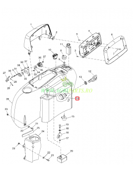 Contact cu chei John Deere - re264579