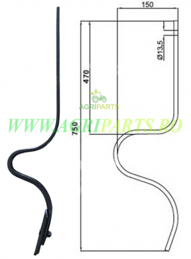 Arc cu dalta scormonitor lung C32 ACVV