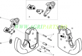 Set reparatie carlig tiranti categoria 2S