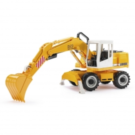 Camion basculabil MAN cu excavator Liebherr - Bruder 02751