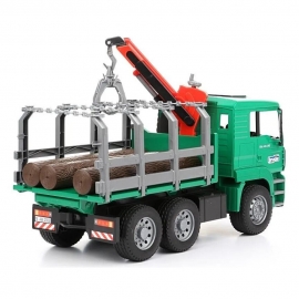 Camion forestier MAN cu macara de incarcare - Bruder 02769