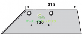 Lama brazdar pentru plug Lemken SB45P, 3352231 - H2000: stanga