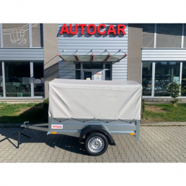 Remorca auto A210 2050 x 1140 x 1200MM 750 kg. cu cadru si prelata