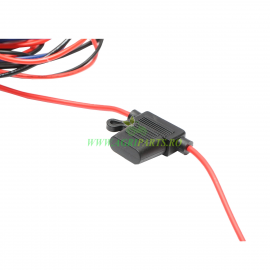 Cablaj cu buton releu si siguranta pentru proiectoare DC 12V/40A