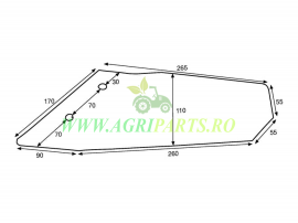 Aripa brazdar FL37D dreapta Lemken - 3374420
