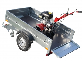 Remorca Auto REPO DRS 1910 Basculabila 1950 x 1050 x 340 mm 750 kg.