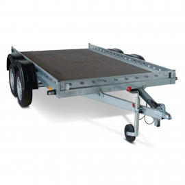 Remorca Auto REPO QED 3016 3000 x 1600mm dublu-ax 750 kg.