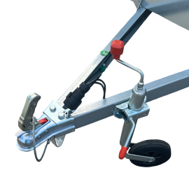 Remorca Auto REPO RRS 2100 x 1150 x 1200 mm 750 kg, cu cadru si prelata.