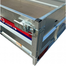 Remorca Auto REPO QRDS 2412 2400 x 1250 x 390 mm dublu-ax 750 kg.