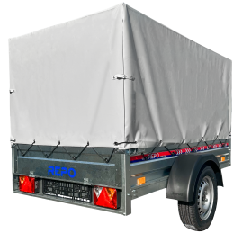 Remorca Auto REPO RRS 2100 x 1150 x 1200 mm 750 kg, cu cadru si prelata.