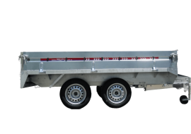 Remorca Auto Cargo REPO QSD 2616 2600 x 1600 x 300 mm dublu-ax 750 kg.