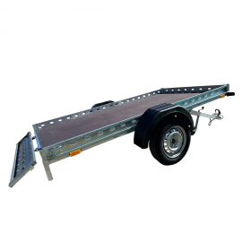 Remorca Auto Transport ATV Basculabila REPO 2613 2600 x 1350 mm 750 kg.